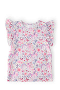 Whimsical Woods S/S Ruffle Tee